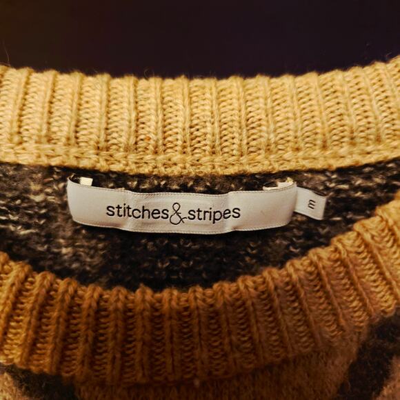 Stitches & Stripes striped wool blend sweater size medium - Picture 4 of 5